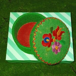 Embroidered Trinket Box